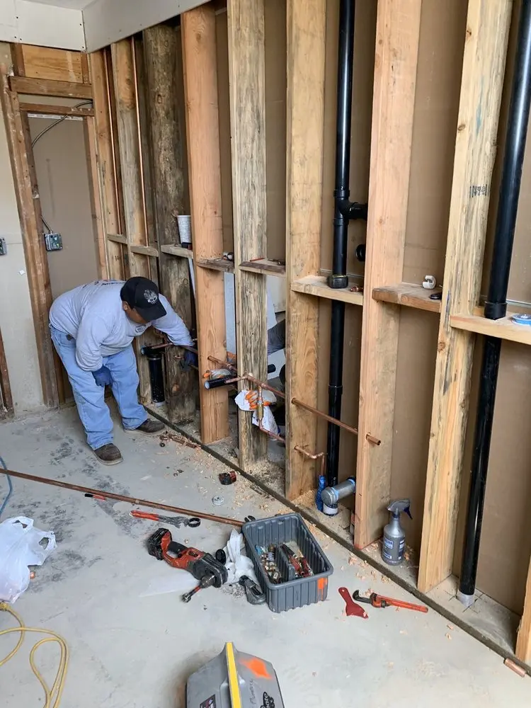 Commercial rough-in plumbing for Gas Line Repair in Henderson